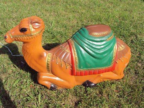 blow mold nativity camel